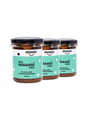 The Umami One: Pickled Mushrooms Trio