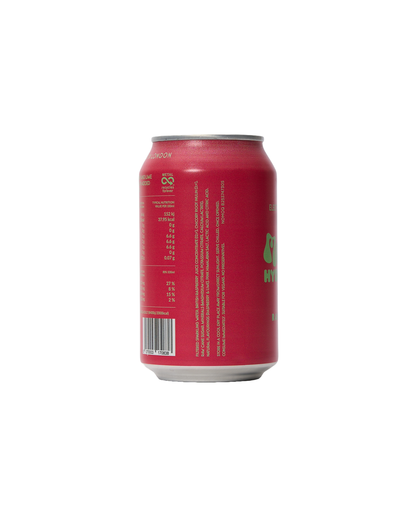 Raspberry & Lime Electrolyte Soda