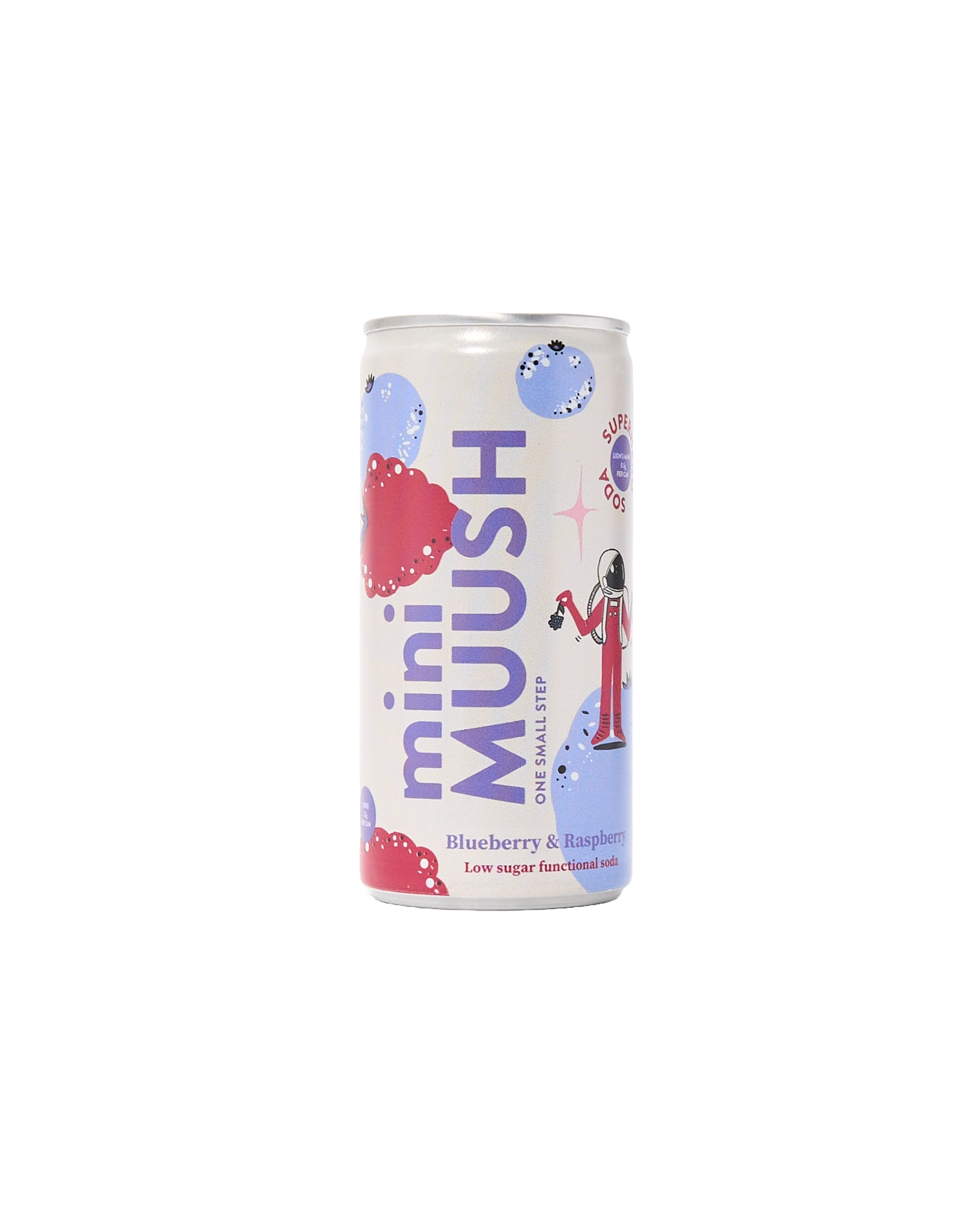 Mini Blueberry & Raspberry Lion's Mane Soda (200ml)
