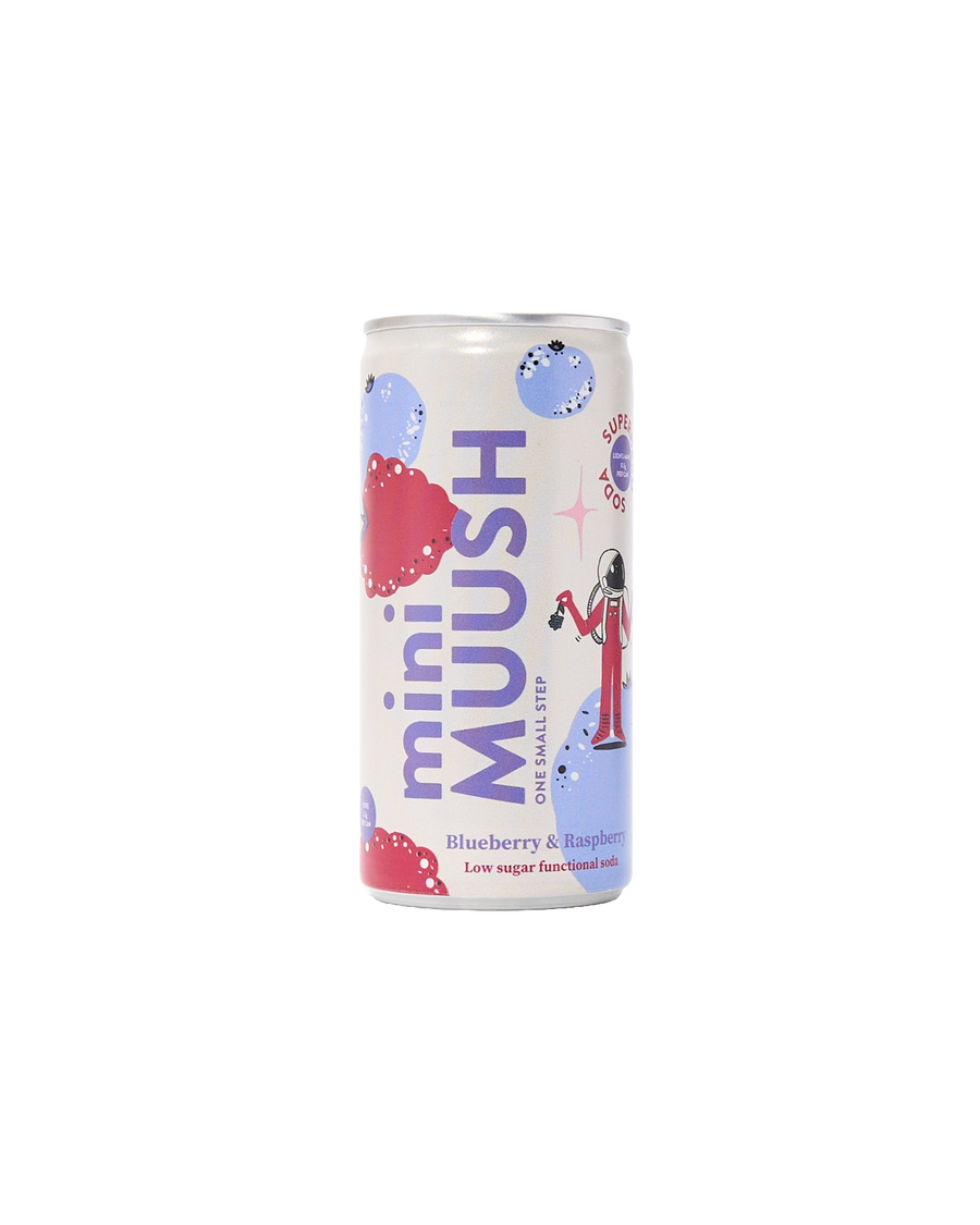 Mini Blueberry & Raspberry Lion's Mane Soda (200ml)