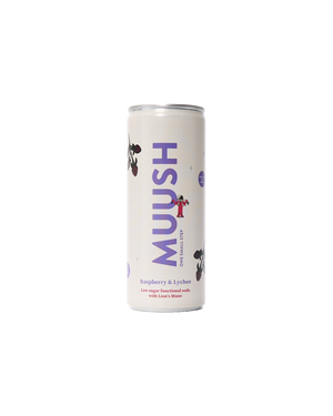 Raspberry & Lychee Lion's Mane Soda (250ml)