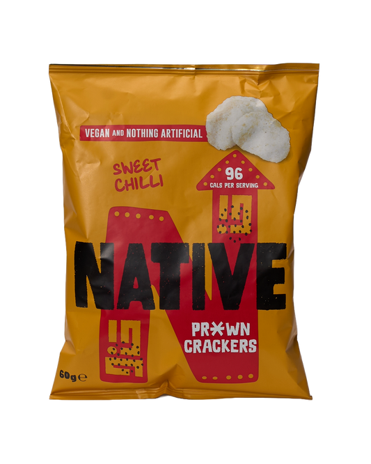 Sweet Chilli Vegan Prawn Crackers (Sharing Bag)