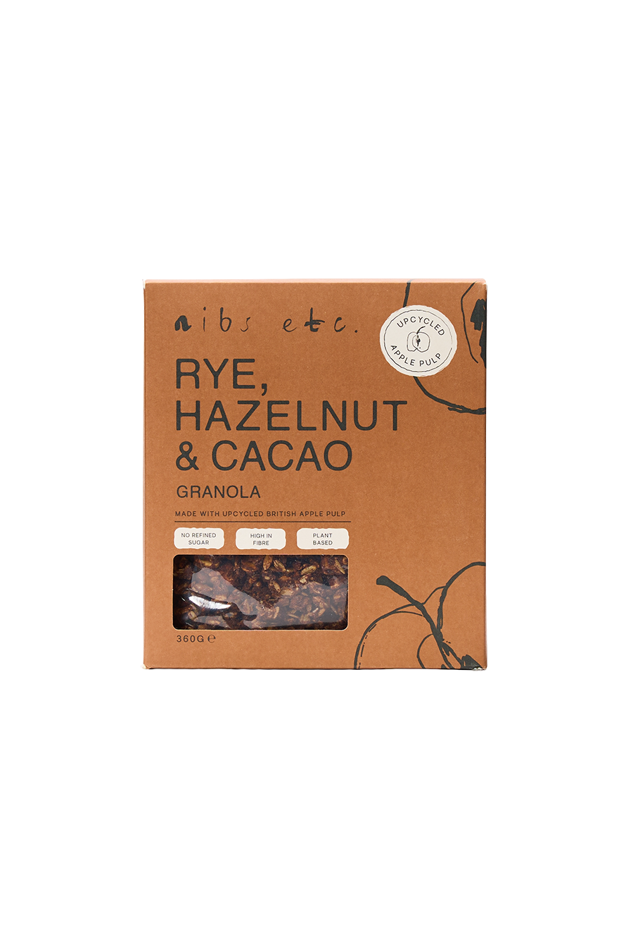 Rye, Hazelnut & Cacao Upcycled Granola