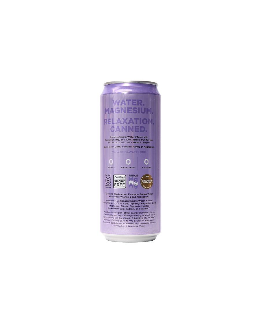 Blackcurrant & Vitamin C  Sparkling Magnesium Water