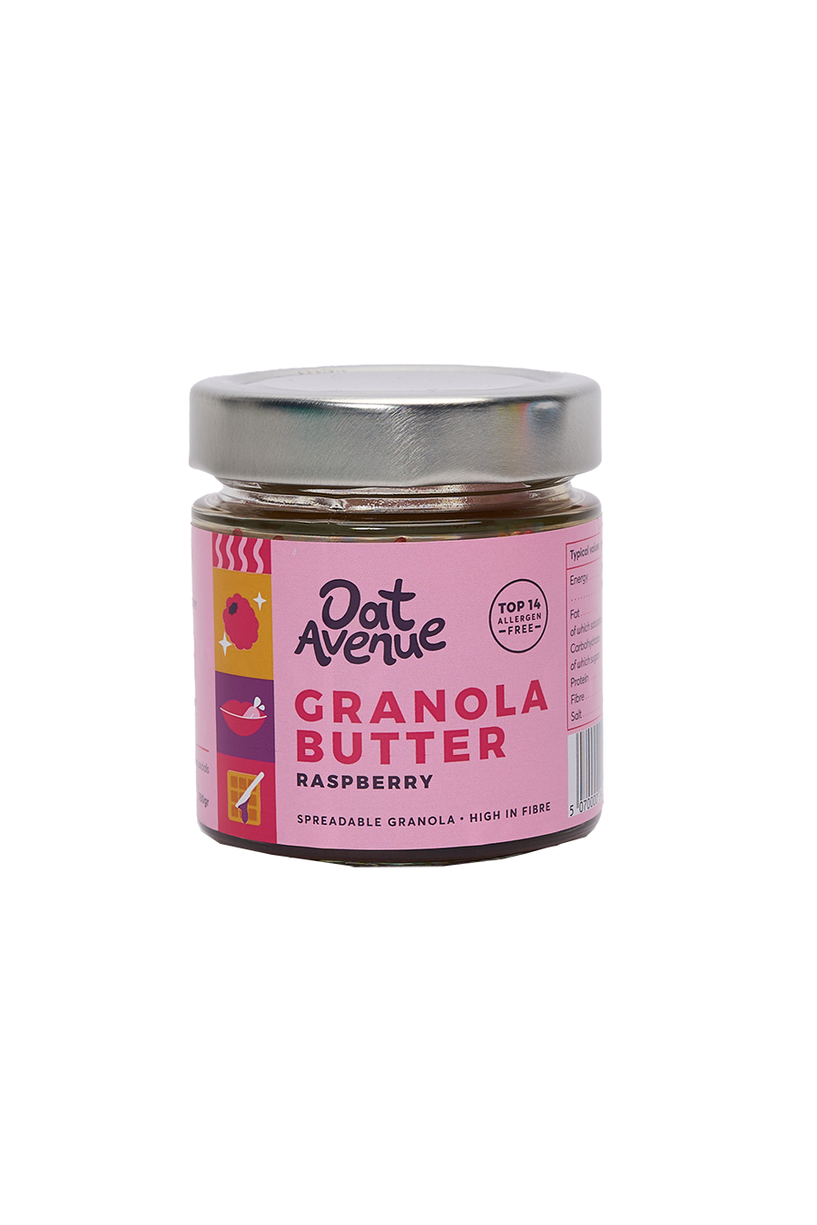 Raspberry Granola butter