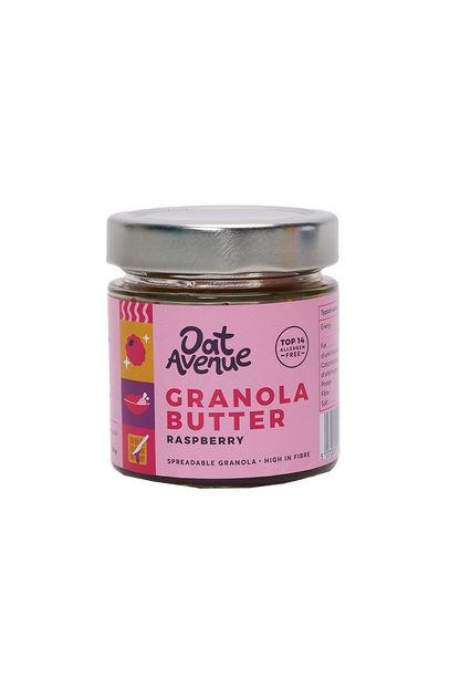 Raspberry Granola butter