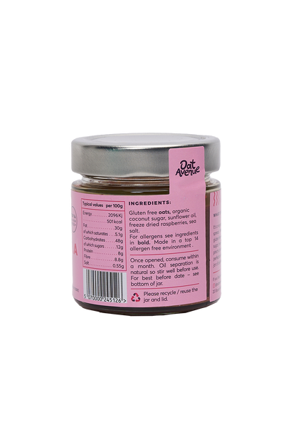 Raspberry Granola butter