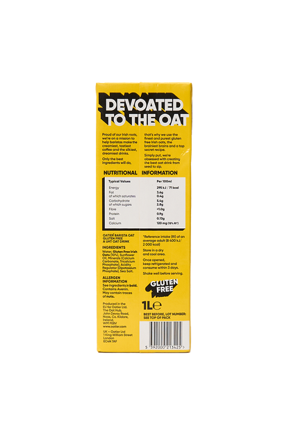 Barista Oat Drink (Gluten Free)