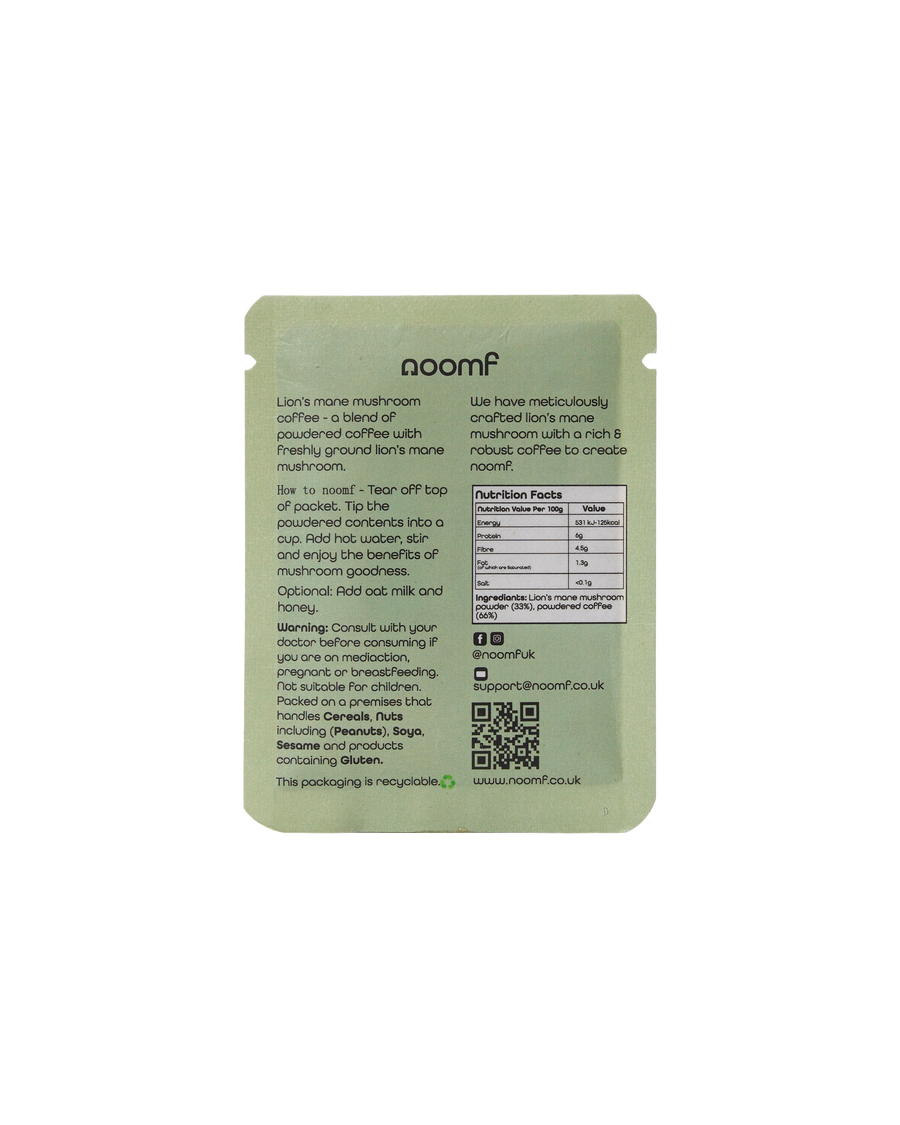 Lion’s Mane Mushroom Coffee Single Sachet