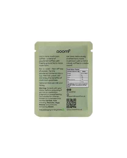 Lion’s Mane Mushroom Coffee Single Sachet
