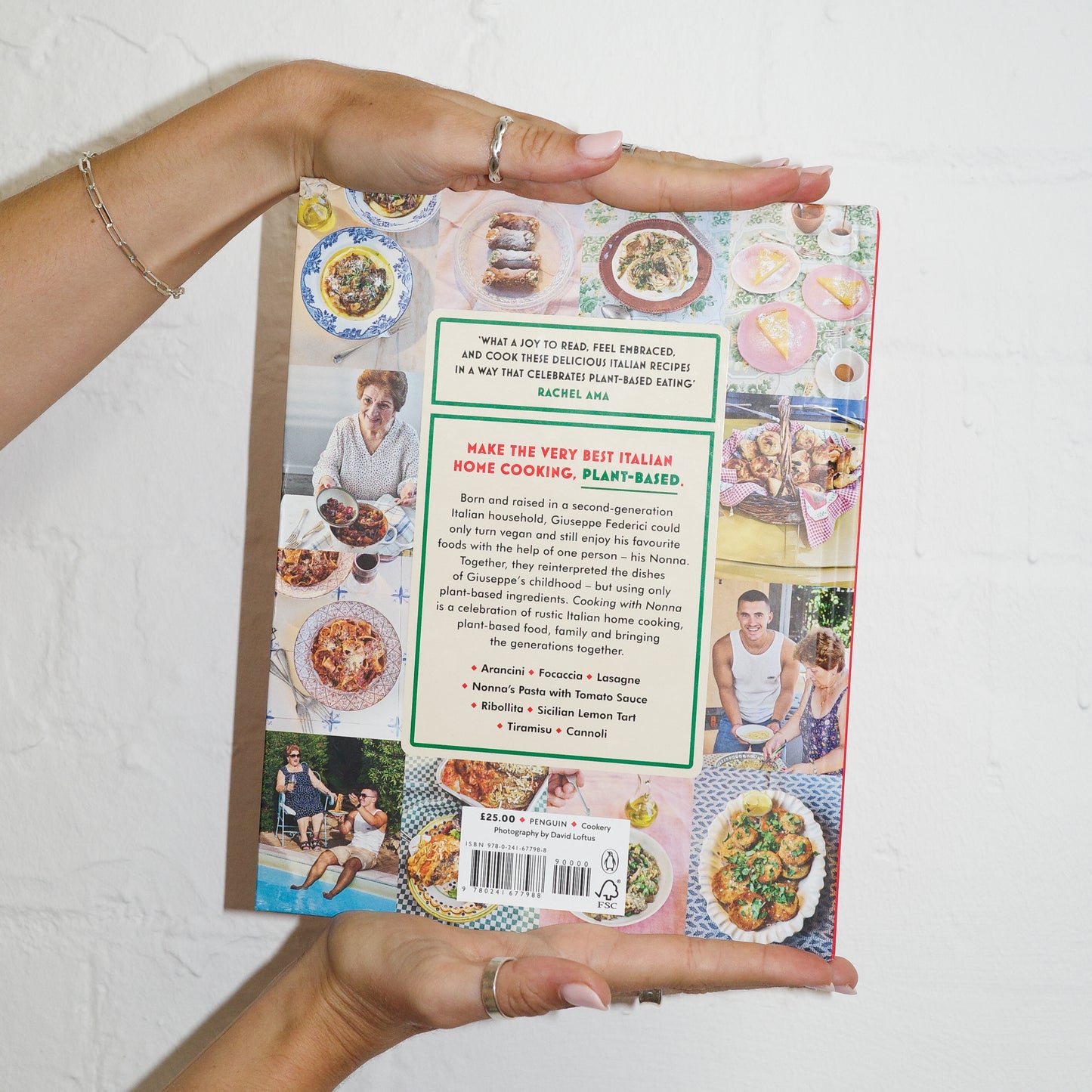 'Cooking with Nonna: Classic Italian recipes with a plant-based twist', Signed By Giuseppe Federici