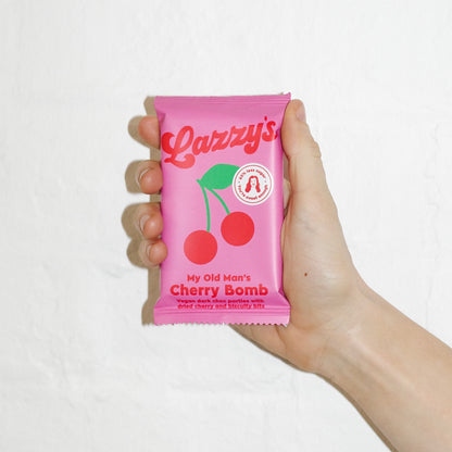 "My Old Man's Cherry Bomb": Cherry & Biscuit Dark Chocolate (Gift Box)
