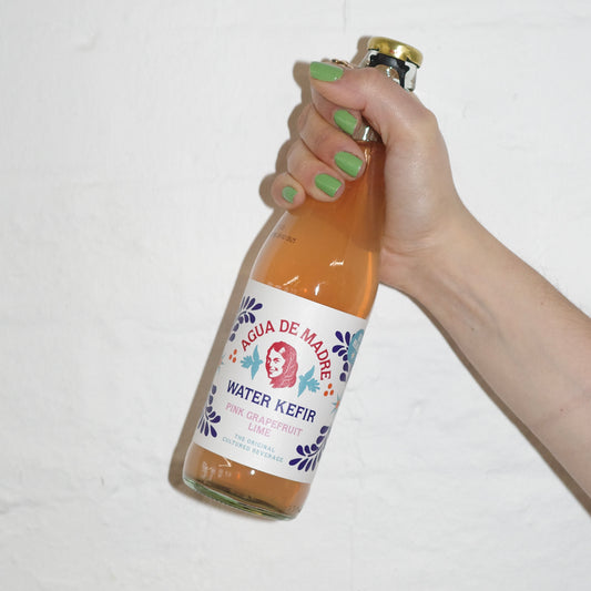 Pink Grapefruit & Lime Water Kefir (Bottle)