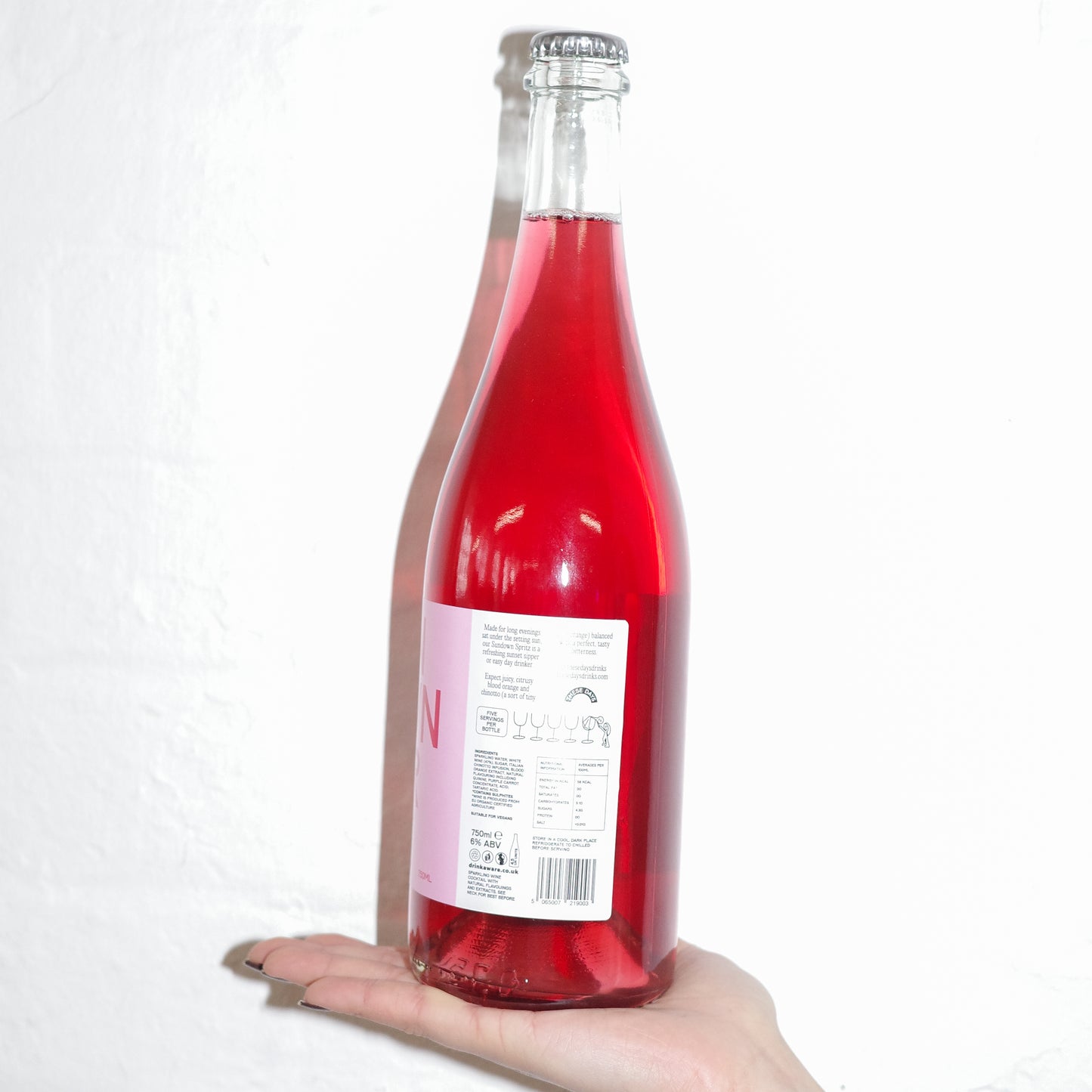 Blood Orange Sundown Wine Spritz Bottle