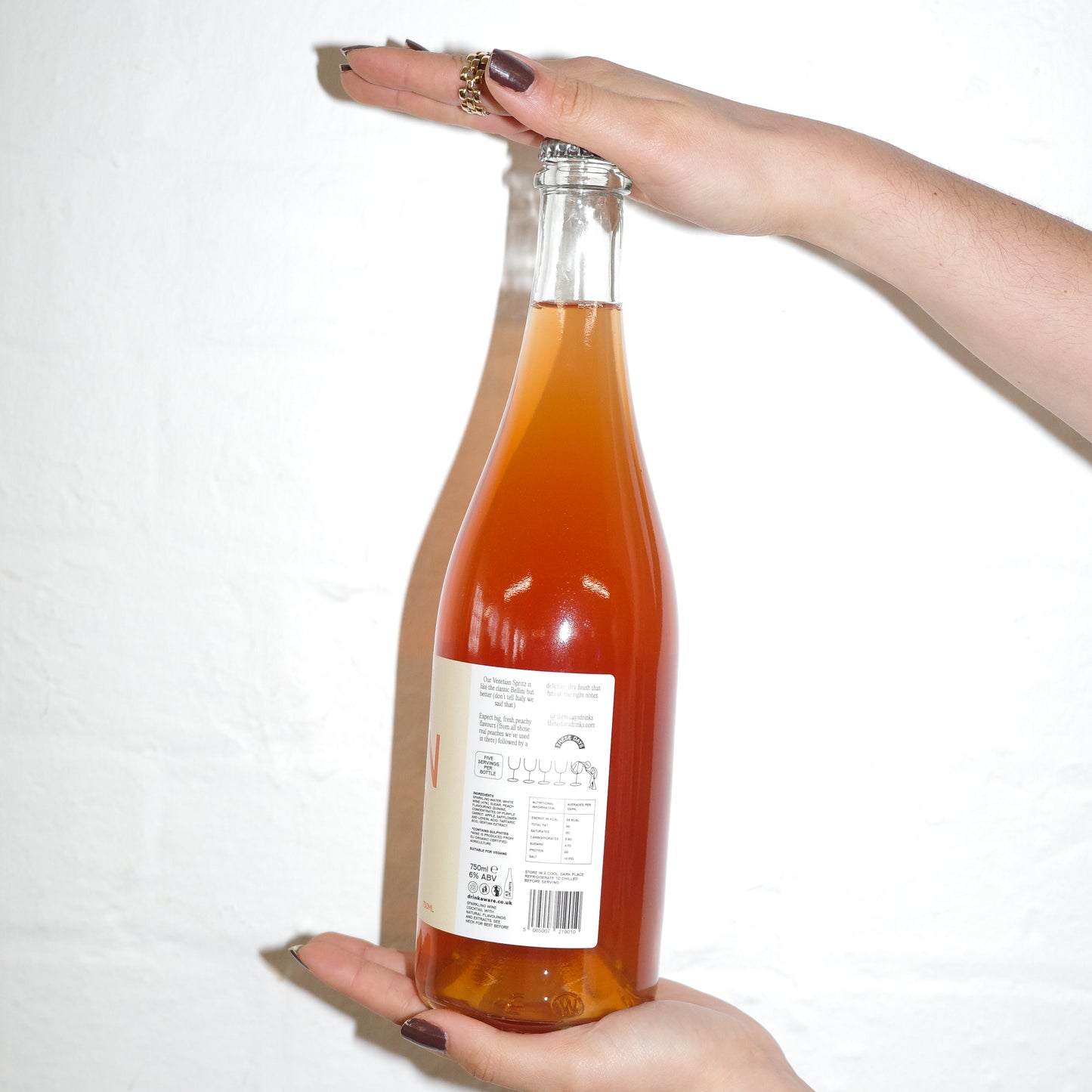 Peach Venetian Wine Spritz Bottle