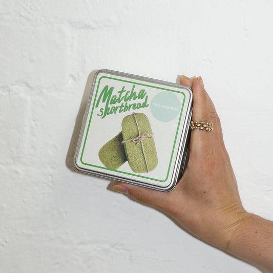 Japanese Matcha Shortbread Biscuit Tin