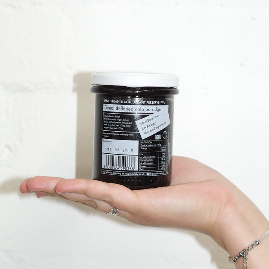 British 'Ben Tirran' Blackcurrant Preserve