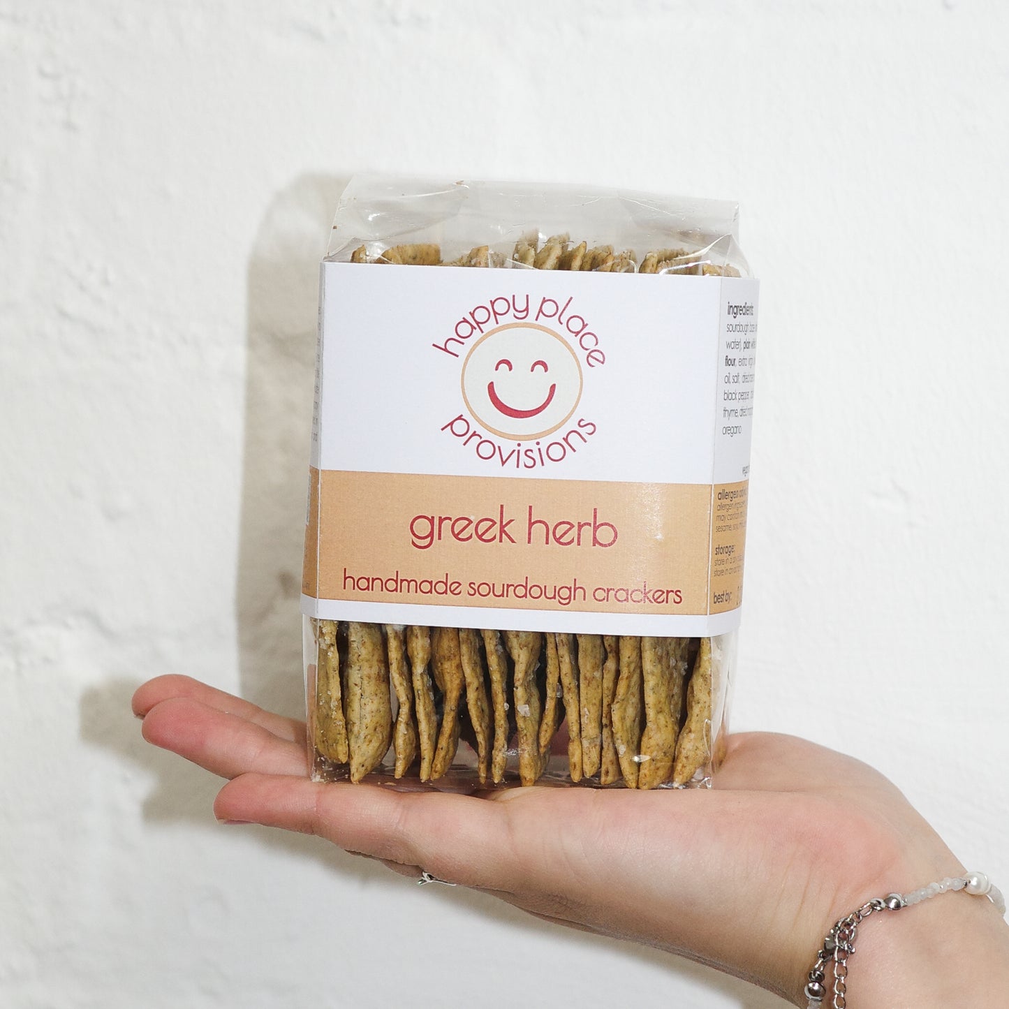 Greek Herb Sourdough Crackers Sharing Pack