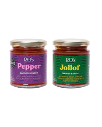 Jollof Paste + West African Red Pepper Sauce Duo