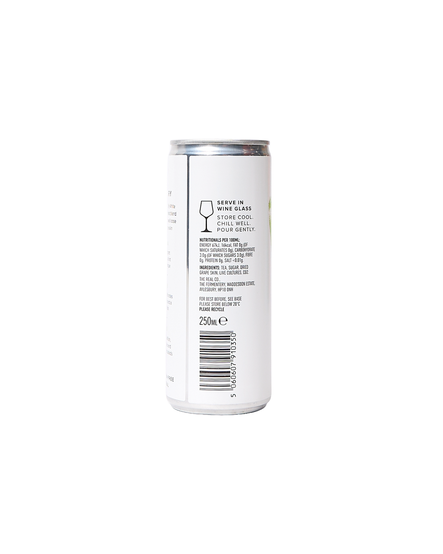 Canned Alcohol-Free Sparkling Dry White