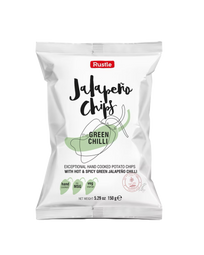 Hand-Cooked Spicy Green Jalapeño Crisps (Sharing Bag)