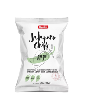 Hand-Cooked Spicy Green Jalapeño Crisps (Sharing Bag)