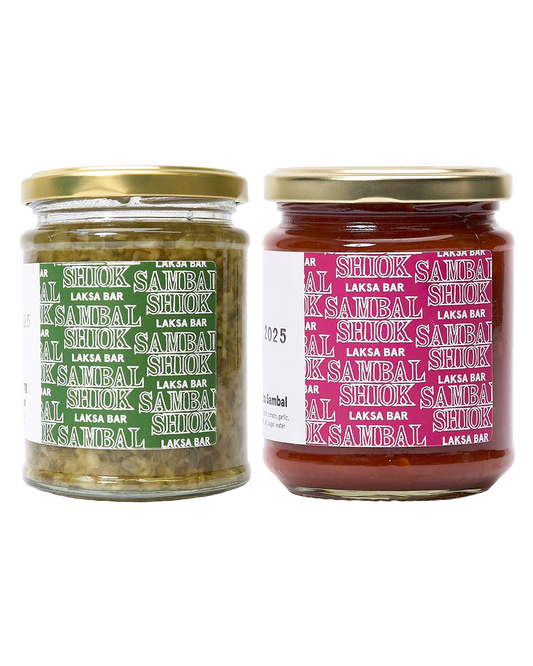 Sambal Shiok Tomato Sambal & Ginger Spring Onion Duo