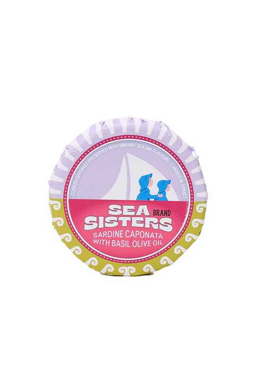 Sardine Caponata with Basil Olive Oil