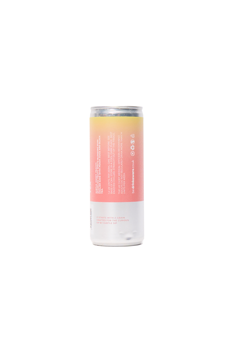 Peach Iced Tea Sake Spritz Cocktail