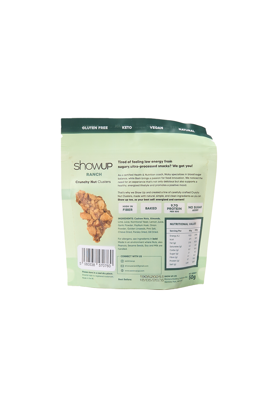 Ranch Crunchy Nut Clusters