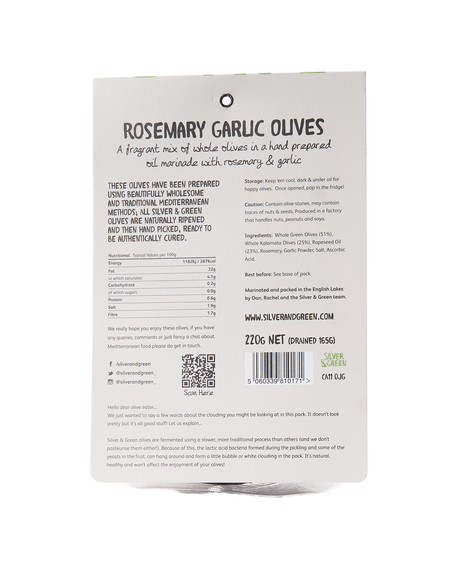 Rosemary Garlic Olives