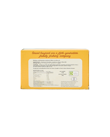 Scottish Mackerel in Olive Oil