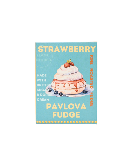 Strawberry Pavlova Fudge