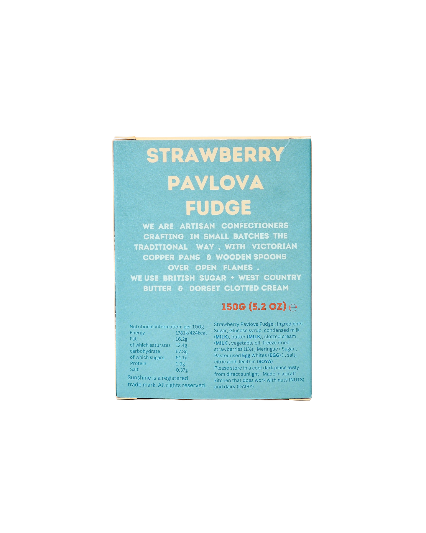 Strawberry Pavlova Fudge