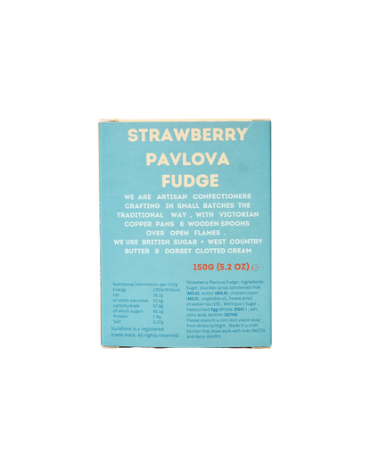 Strawberry Pavlova Fudge