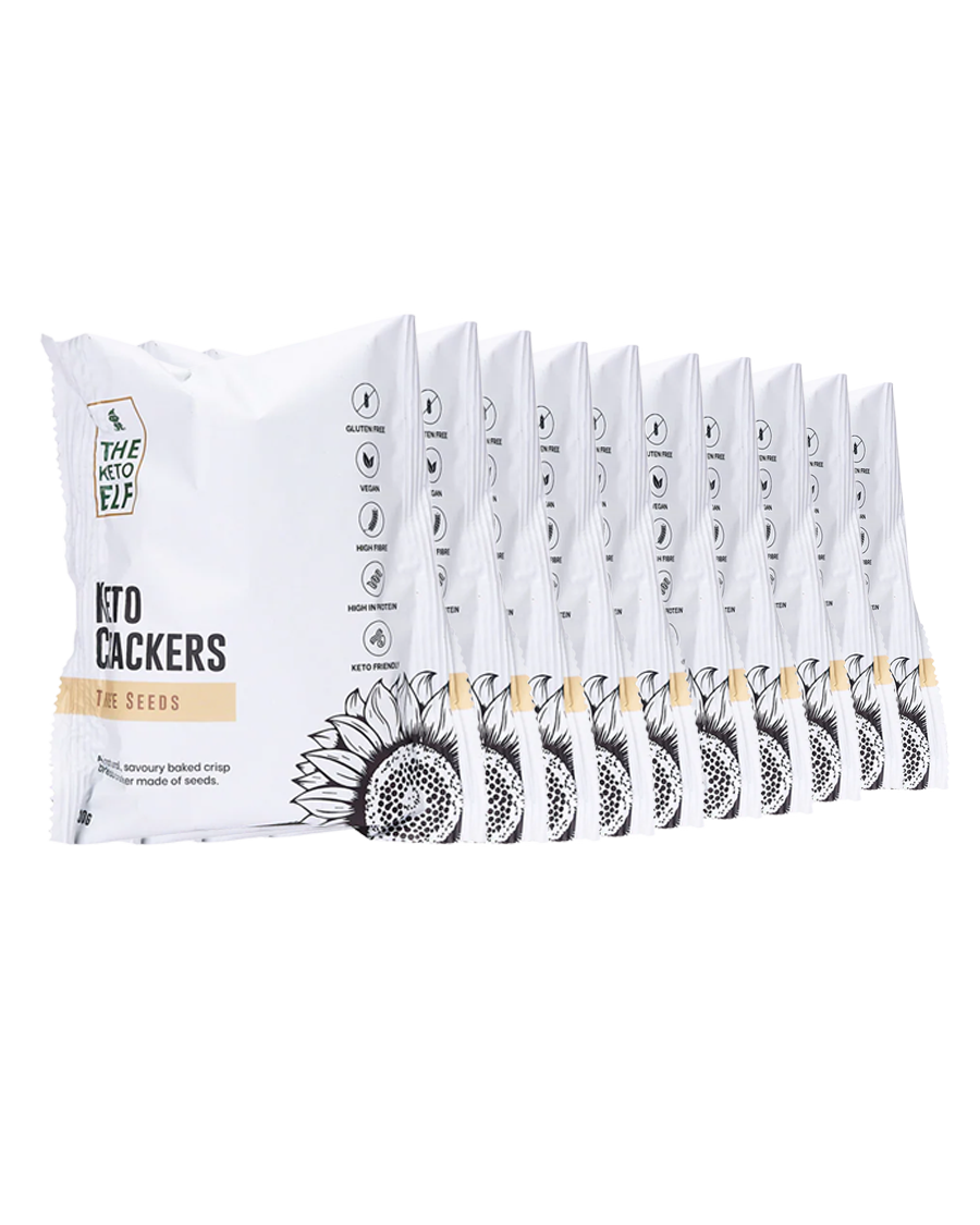 Three-Seed Keto Crackers (10 Pack)