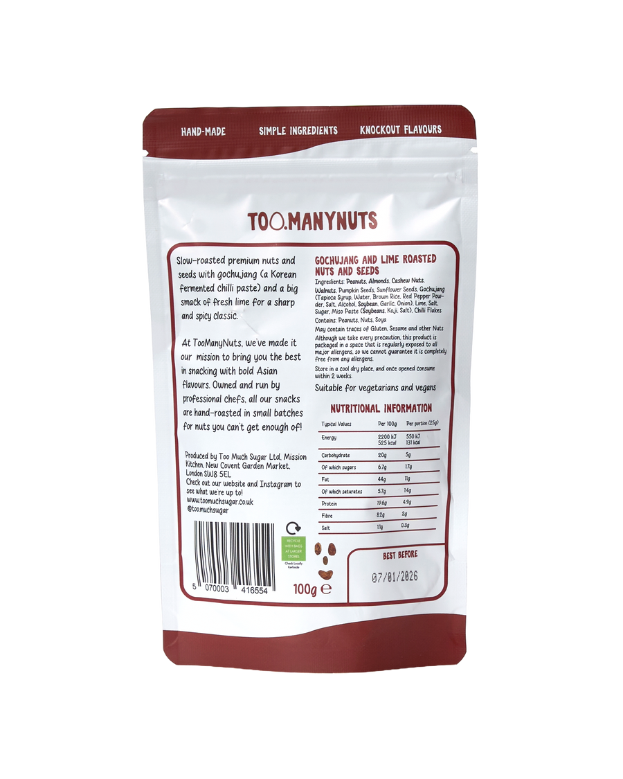 Gochujang & Lime Nut and Seed Mix (100g)
