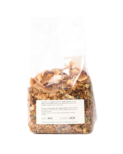 Crunchy Pistachio & Coconut Granola