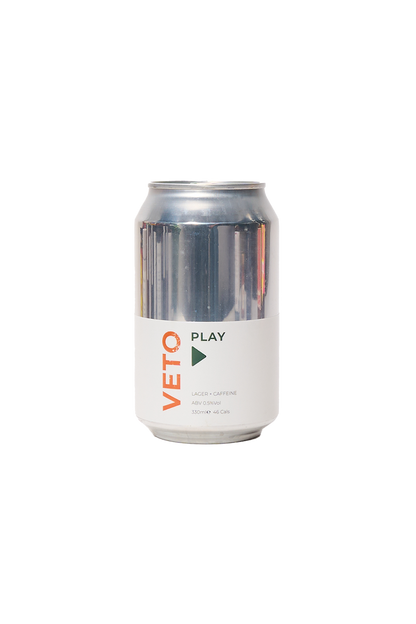 VETO® PLAY: Alcohol-Free Caffeinated Beer