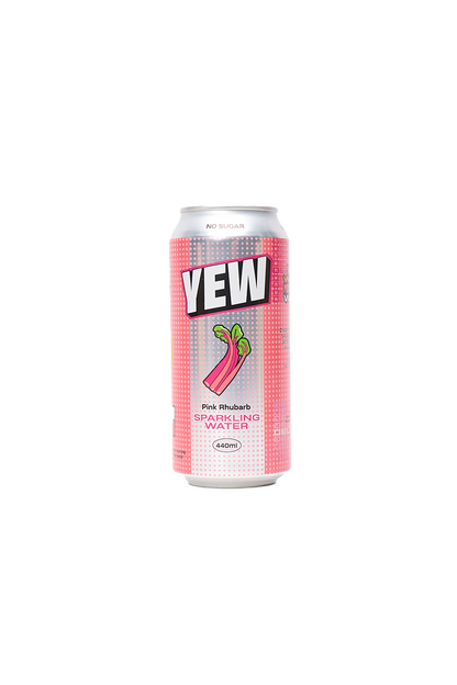Pink Rhubarb Sparkling Water