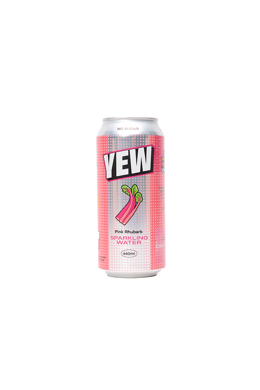 Pink Rhubarb Sparkling Water