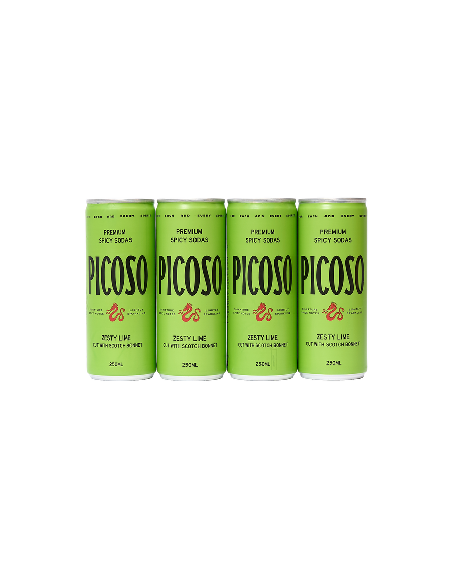 Zesty Lime & Scotch Bonnet Spicy Soda (4 pack)