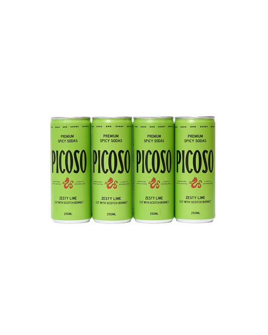 Zesty Lime & Scotch Bonnet Spicy Soda (4 pack)