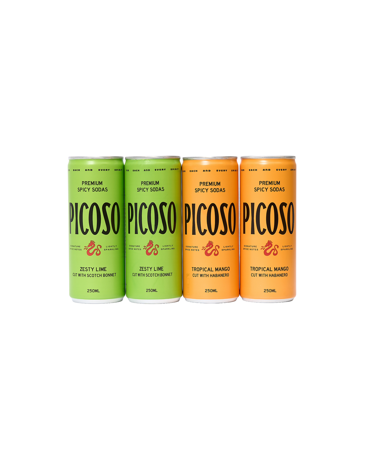 Spicy Soda Mixed Pack (4 cans)