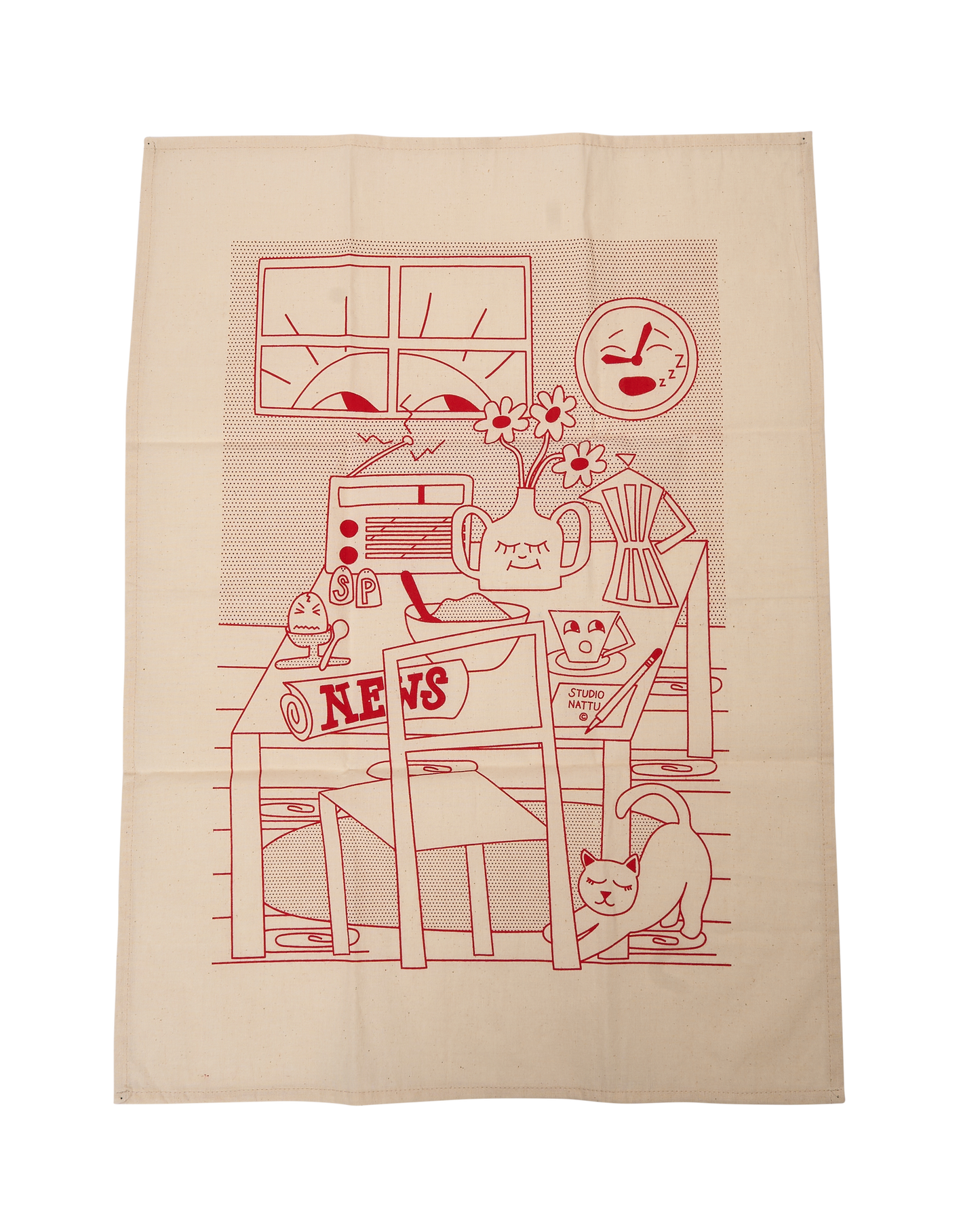 Tea Towel (Red)