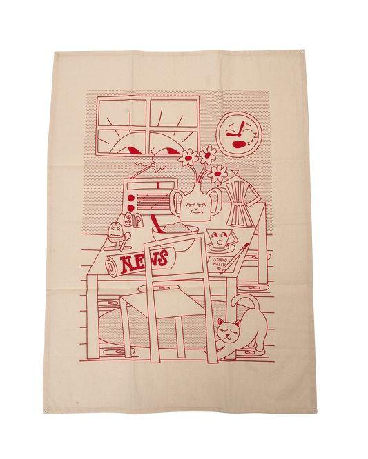 Tea Towel (Red)