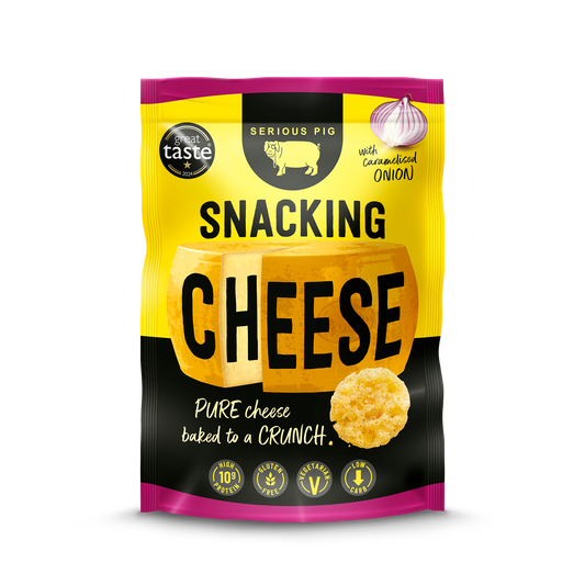 Snacking Cheese with Caramelised Onion
