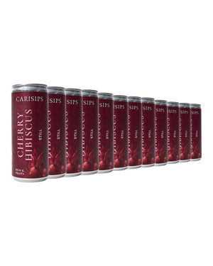 Cherry Hibiscus Soft Drink (12 Pack)