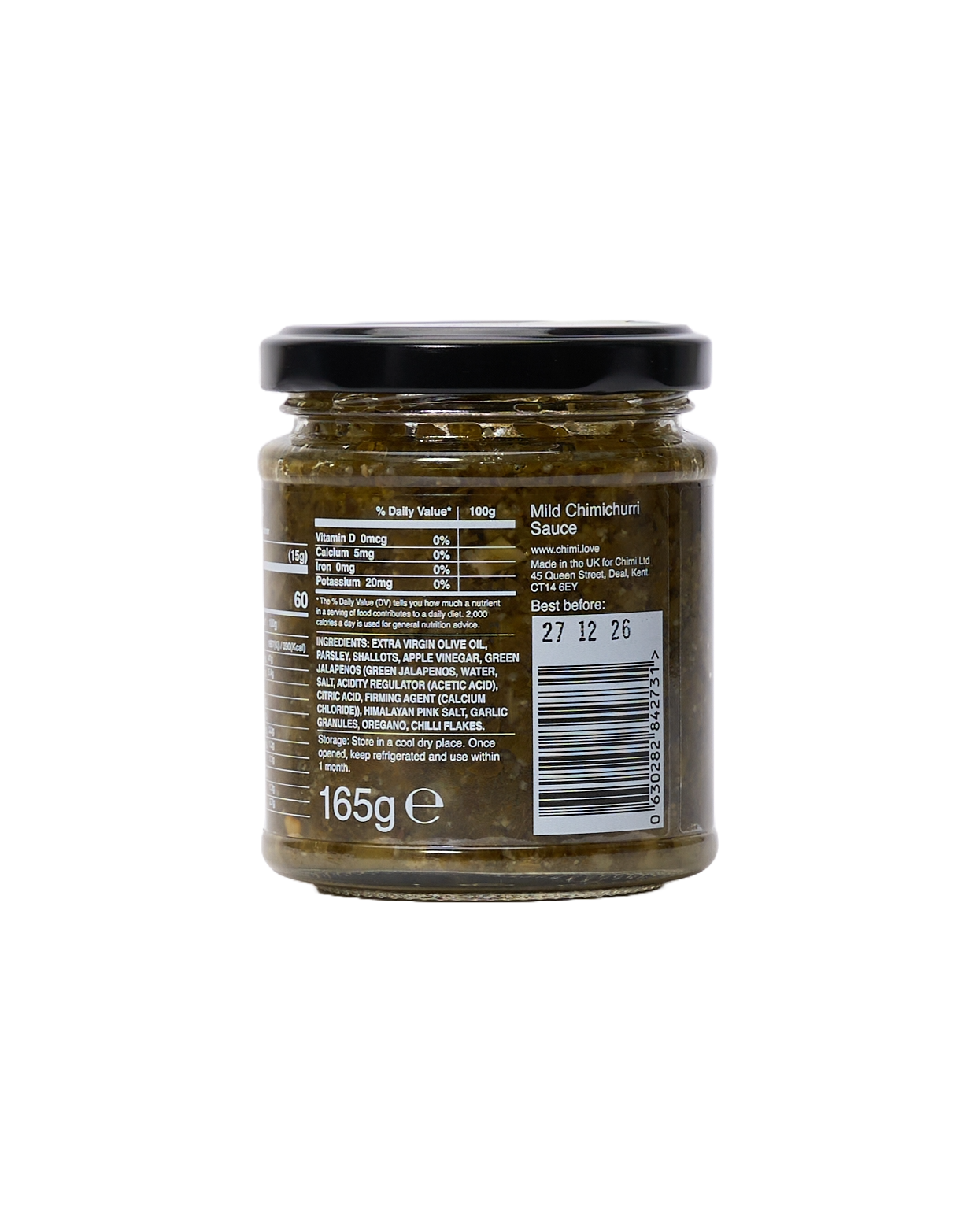 Mild Chimichurri Sauce