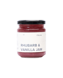 Rhubarb And Roasted Vanilla Jam